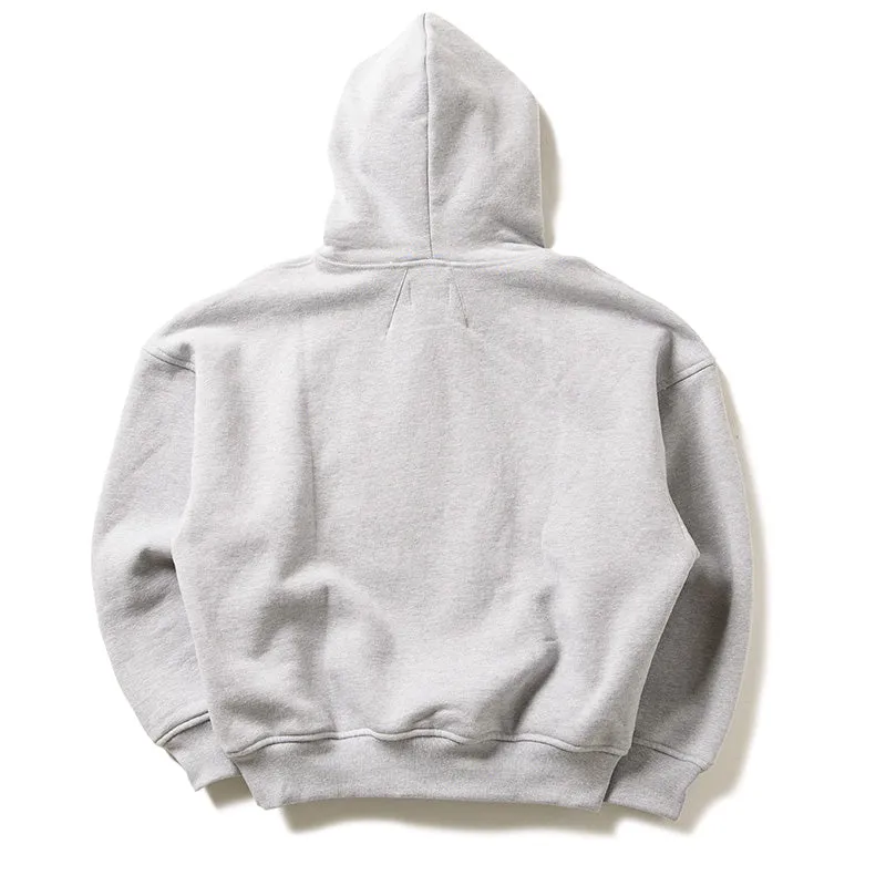 Rhude French Riviera Patch Hoodie - Heather Gray