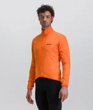 Santini Nebula Wind Jacket (Fluoroscent Orange)