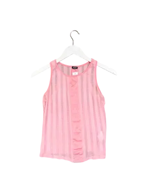 Size L | Versace Sport Striped Mesh Tank