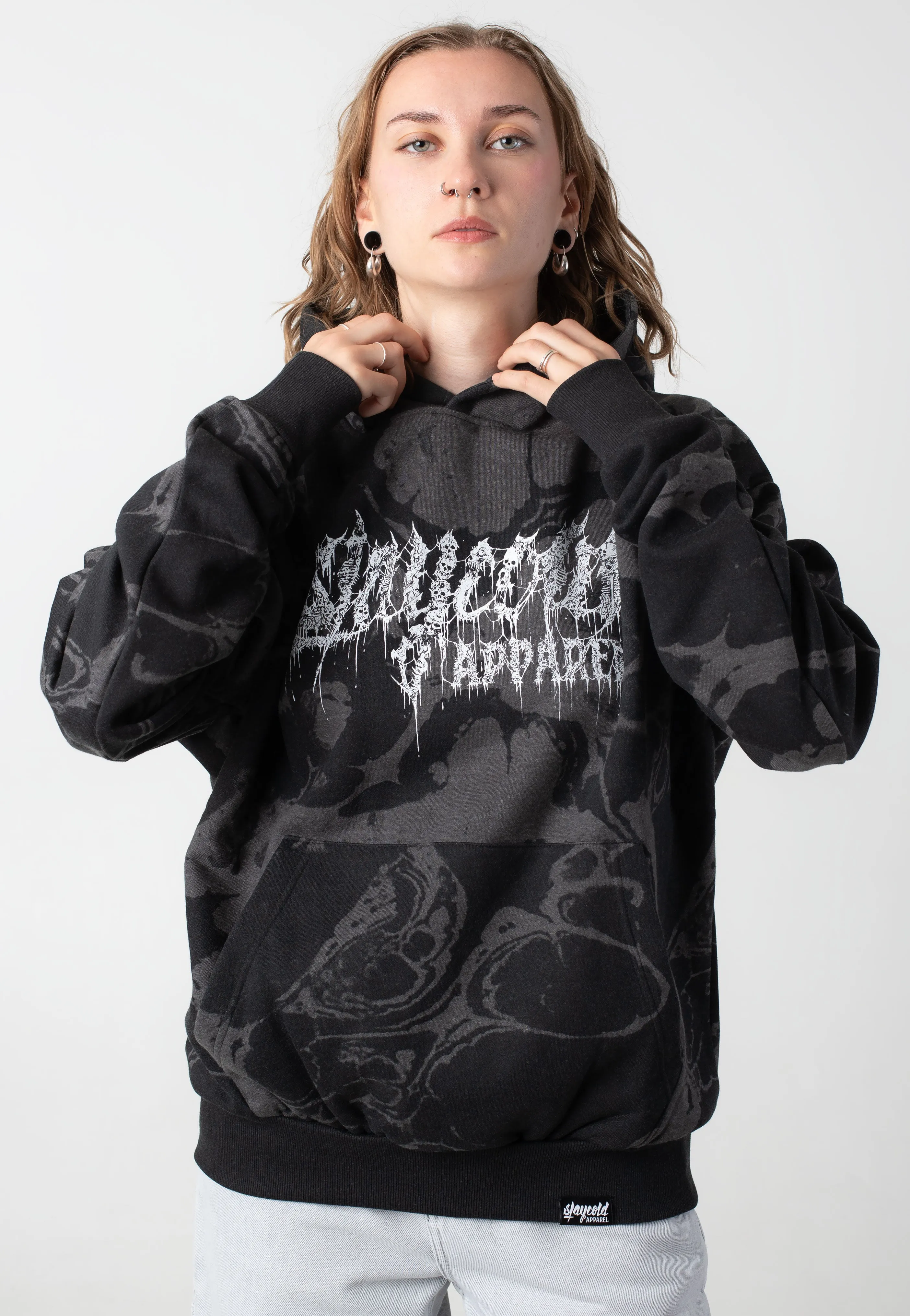 Stay Cold Apparel - Strangled Oversized Black - Hoodie