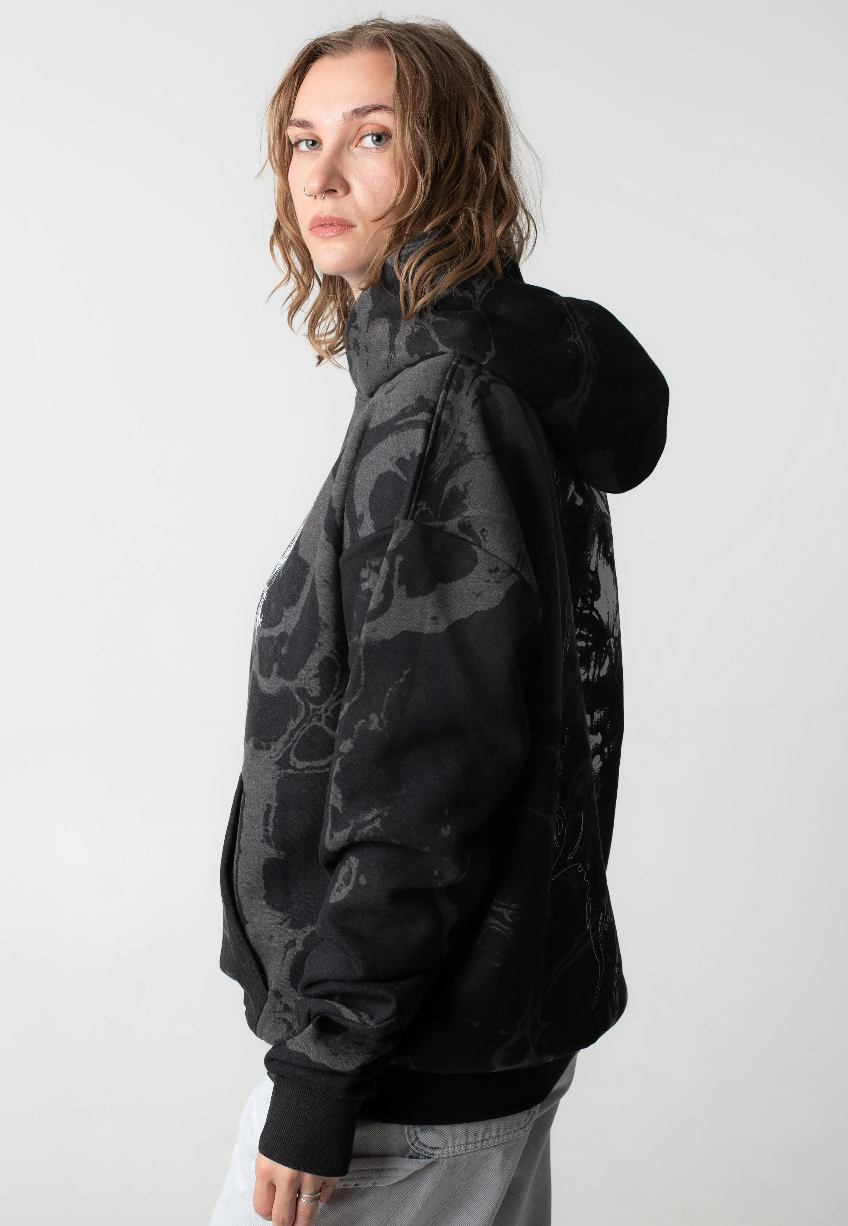 Stay Cold Apparel - Strangled Oversized Black - Hoodie
