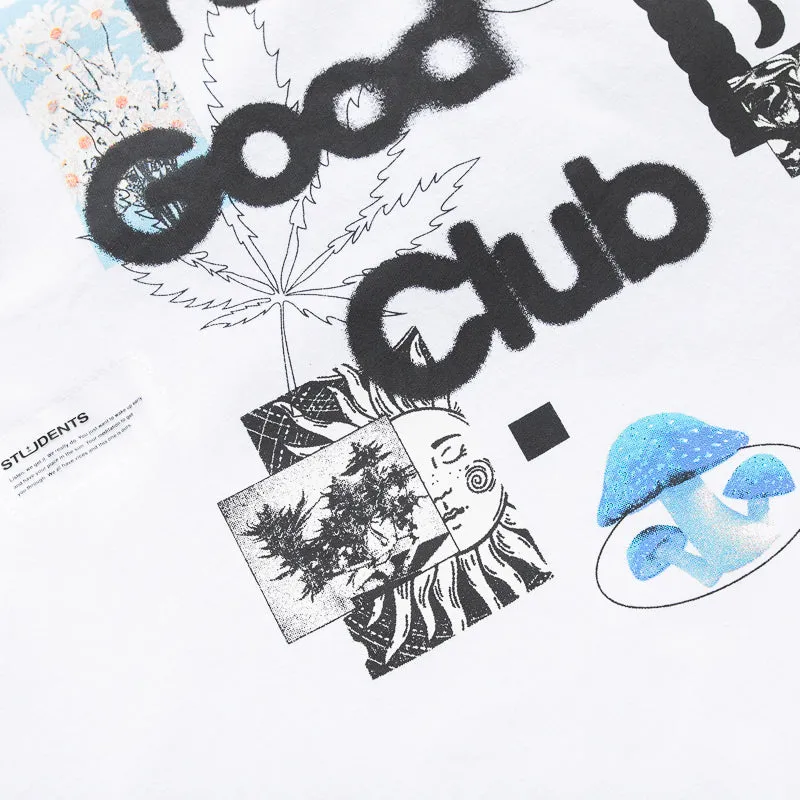 Students Golf Feel Good L/S Tee - White
