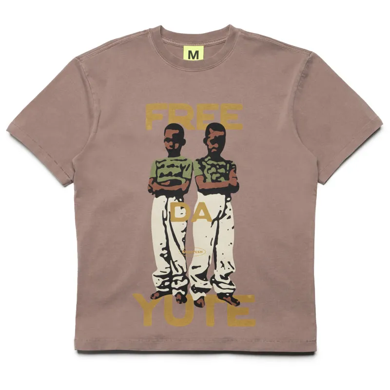 Supervsn Free Da Yute Tee - Aloewood