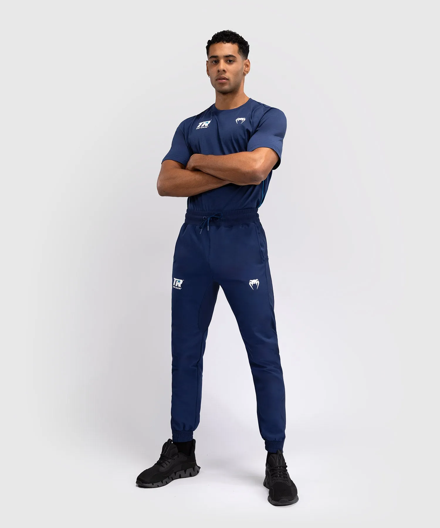 Venum x Top Rank Original Men's Performance Joggers - Navy Blue