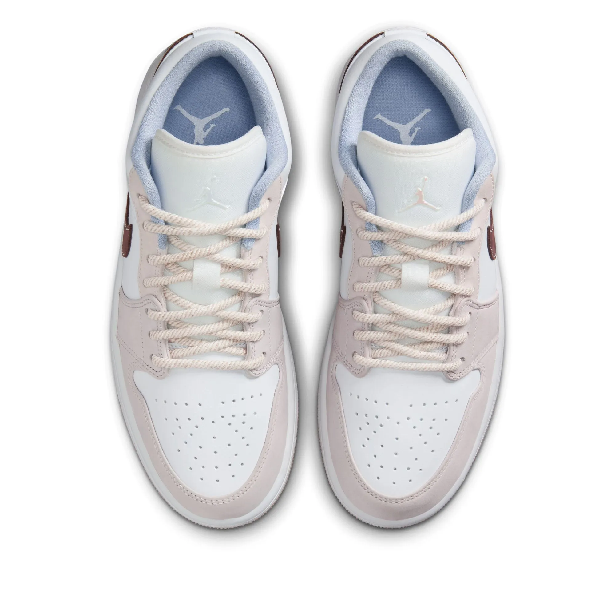Women's Air Jordan 1 Low - White/Ironstone