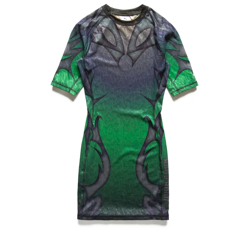 Women's Aries x Puma Dress - Fluro Green Pes