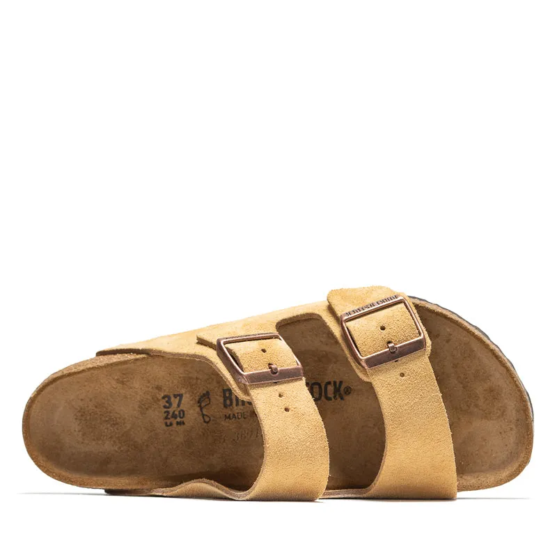 Women's Birkenstock Arizona Suede - Latte Cream