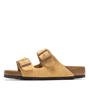 Women's Birkenstock Arizona Suede - Latte Cream