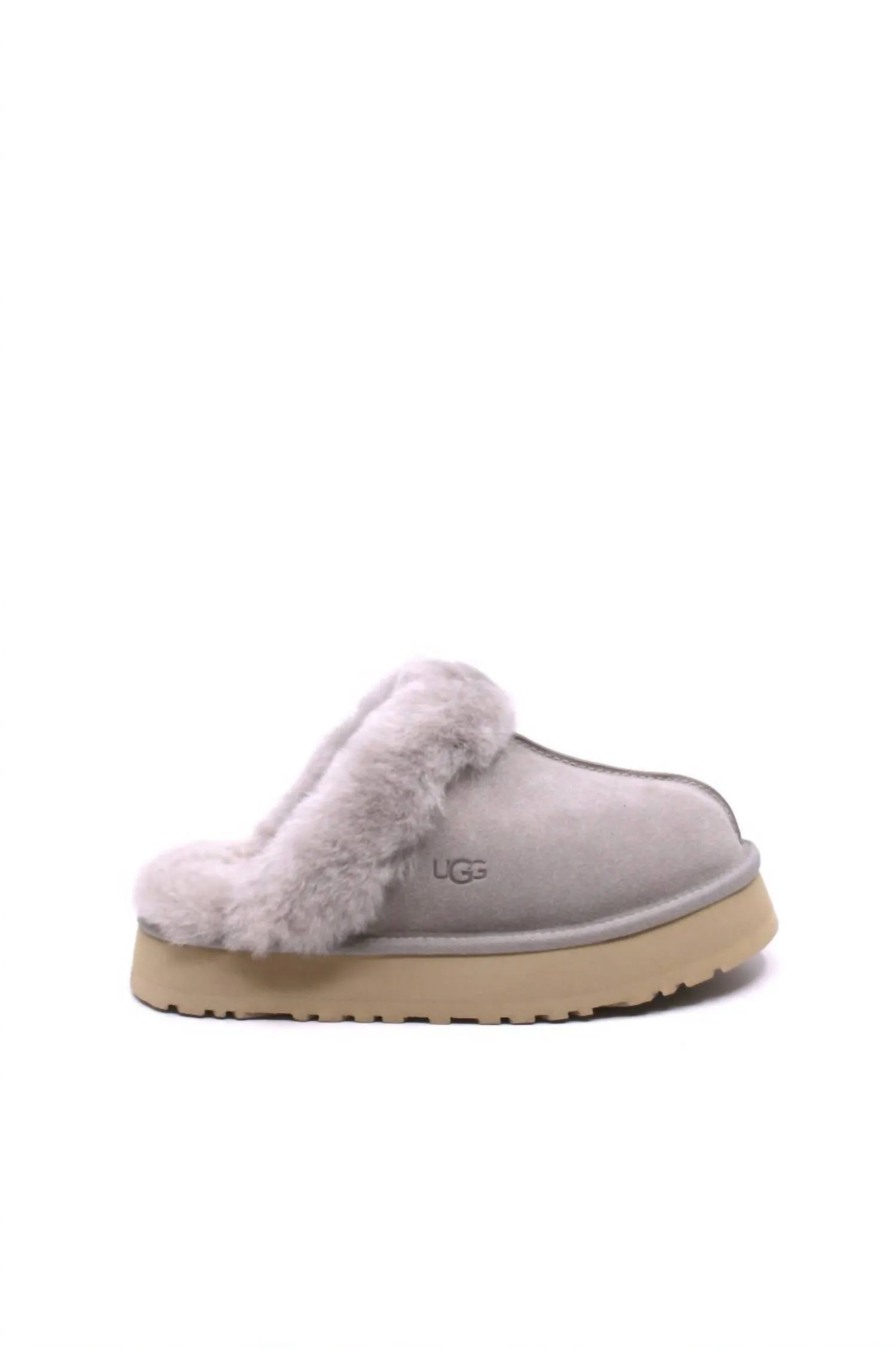 Womens Disquette Campfire Mules In Grey