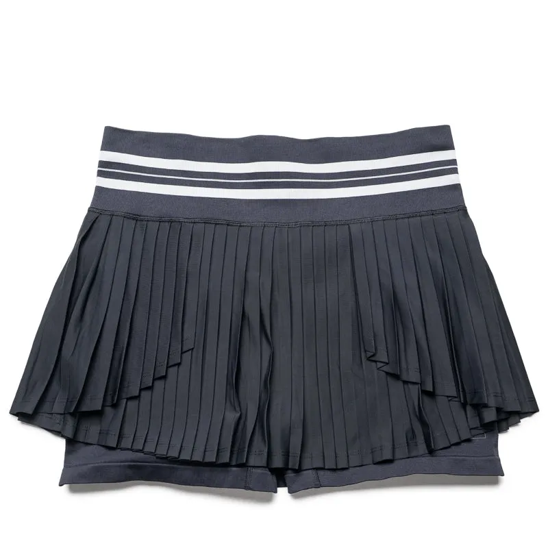 Women's FILA Challenger Pleated Seamless Skort - Black/Gardenia
