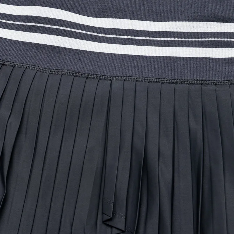 Women's FILA Challenger Pleated Seamless Skort - Black/Gardenia