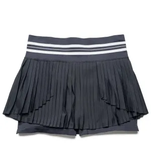 Women's FILA Challenger Pleated Seamless Skort - Black/Gardenia