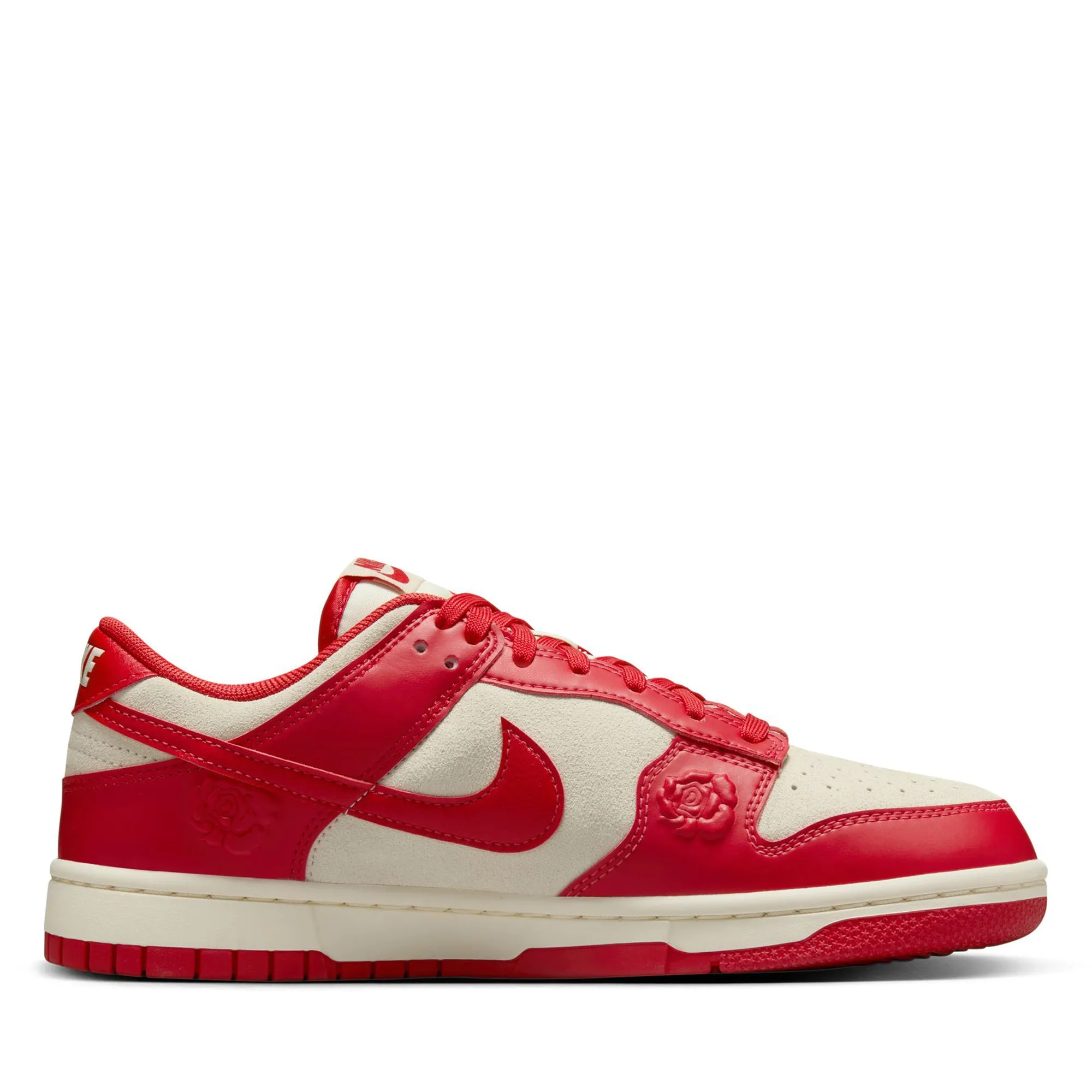 Women's Nike Dunk Low 'Red Roses' - Coconut Milk/University Red