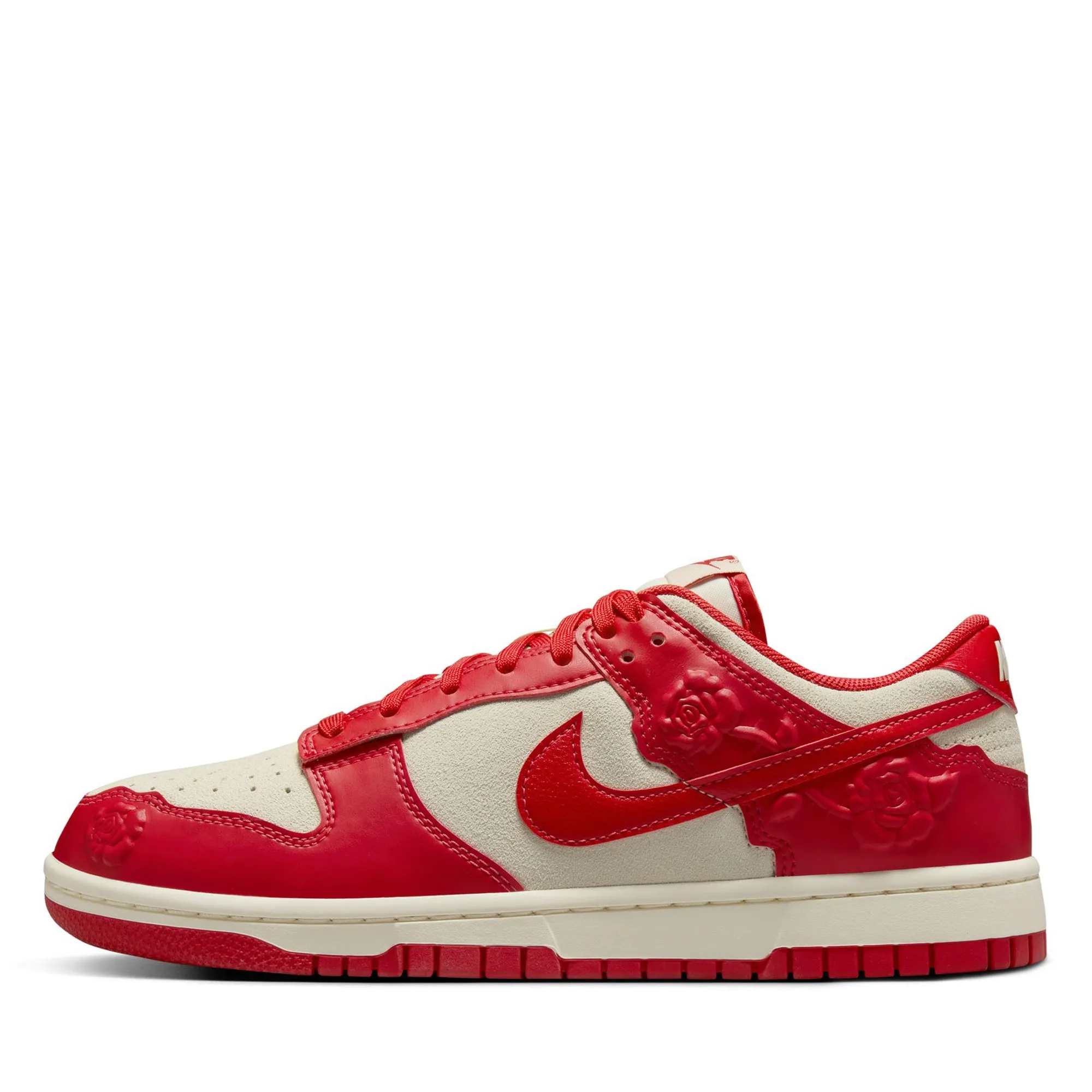 Women's Nike Dunk Low 'Red Roses' - Coconut Milk/University Red