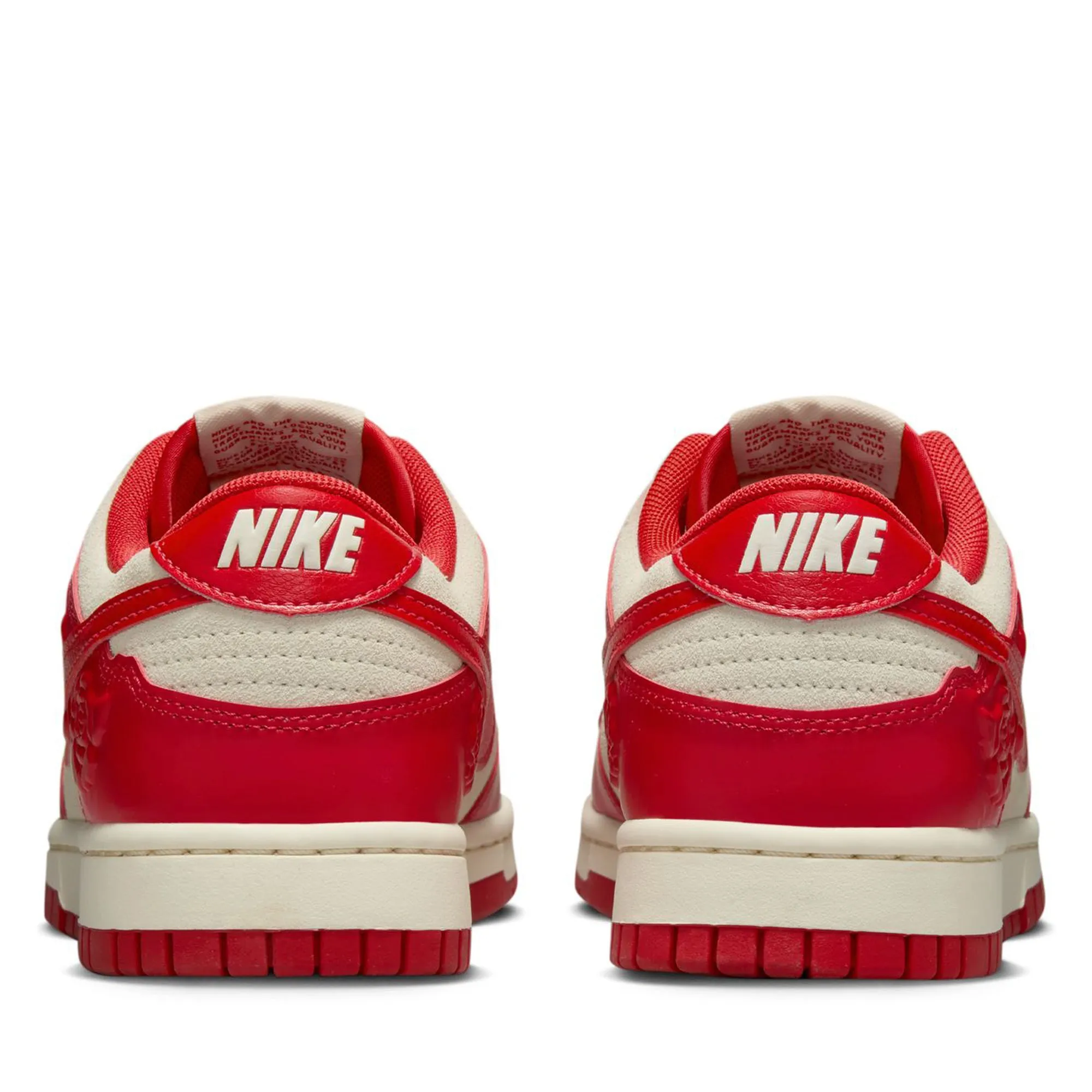 Women's Nike Dunk Low 'Red Roses' - Coconut Milk/University Red