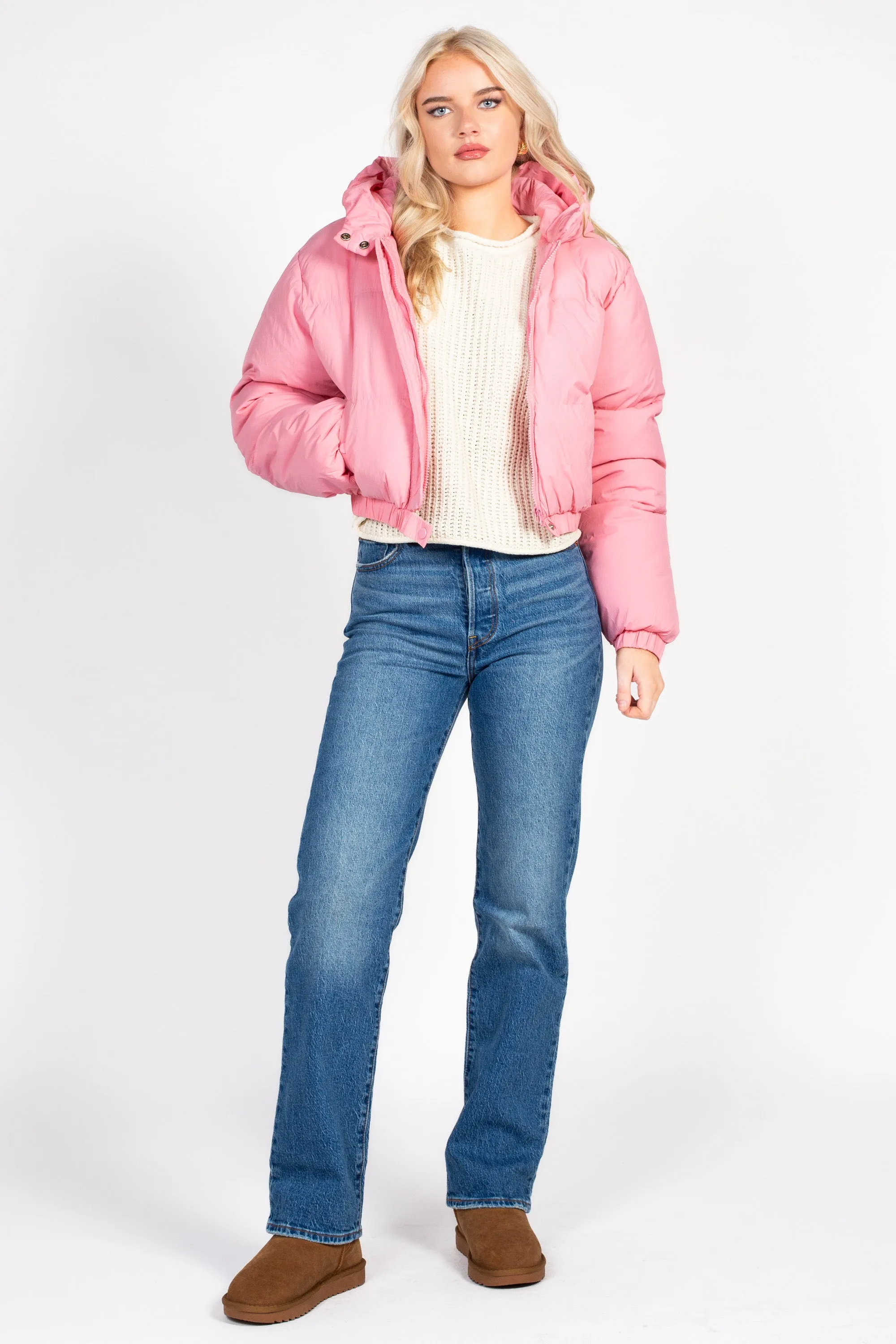 Zara Hooded Puffer Jacket
