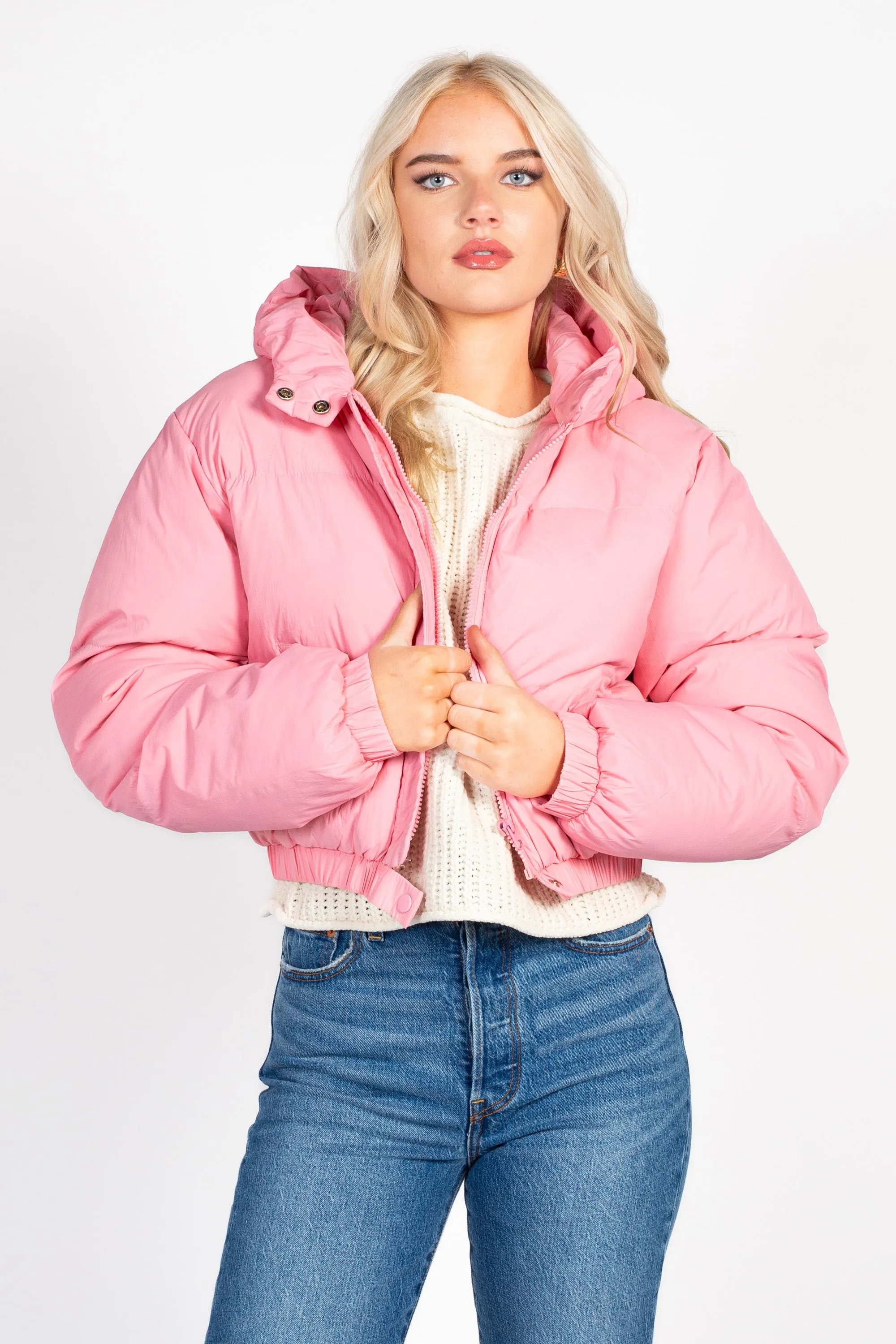 Zara Hooded Puffer Jacket
